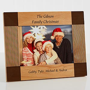 Personalized Wood Picture Frame 5x7 - Create Your Own