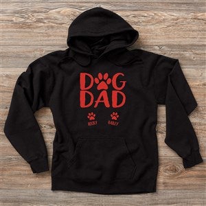 Dog Dad Personalized Hanes® Adult ComfortWash? Hoodie - Adult X-Large - Anchor Slate