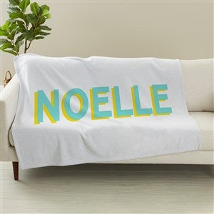 Shadow Name Personalized 50x60 Sweatshirt Blanket