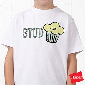 Stud Muffin Personalized Hanes® Youth T-Shirt