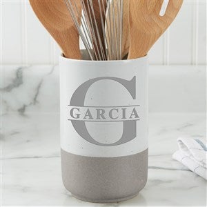 Lavish Last Name Personalized Utensil Holder - 48458