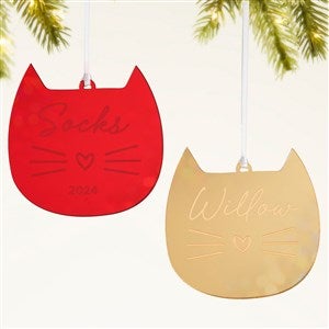 Cat Personalized Acrylic Ornament - 49084