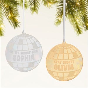 Disco Ball Personalized Acrylic Ornament - 49087