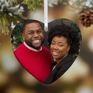 Picture Perfect Personalized Heart Ornament - 49126