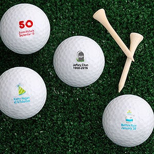 Personalized Golf Balls Birthday Gift - Callaway Golf Balls