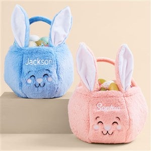 Bunny Ears Embroidered Plush Easter Treat Bag - 49413