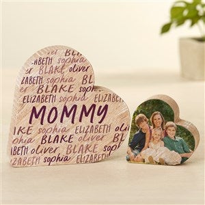 Grateful Heart Personalized Wooden Heart - 49418