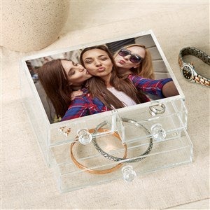 Photo Memories Personalized Acrylic Jewelry Box - 49519