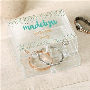 Sparkling Name Personalized Acrylic Jewelry Box - 49525