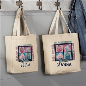 Barbie™ Varsity Collection Personalized Canvas Tote Bags - 49650