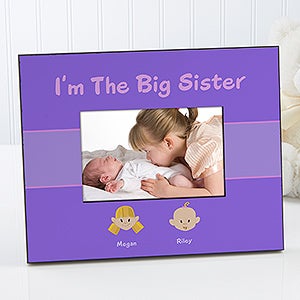 Sister Cartoon Character Personalized Picture Frames