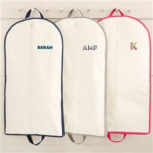 Shadow Name Embroidered Canvas Garment Bag  - 49760