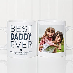 Best Dad Personalized 30oz. Oversized Photo Coffee Mug  - 49871