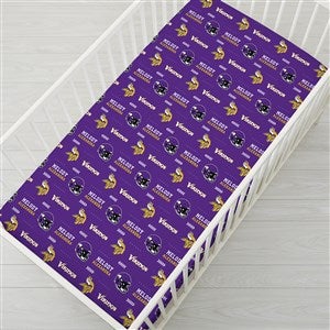 NFL Minnesota Vikings Personalized Crib Sheet - 49884