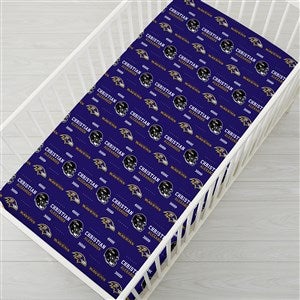 NFL Baltimore Ravens Personalized Crib Sheet - 49895