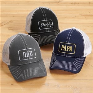His Classic Embroidered Trucker Hats - 49911