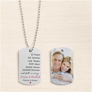 My Forever Personalized Photo 2-Sided Dog Tag - 50122