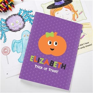 Halloween Character Personalized Coloring Book  - 50161