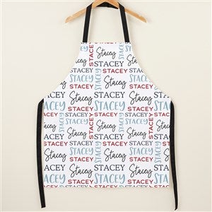 Collage Name Personalized Full Color Apron - 50194