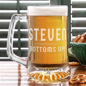 Classic Man 25 oz. Personalized Beer Mug - 50270