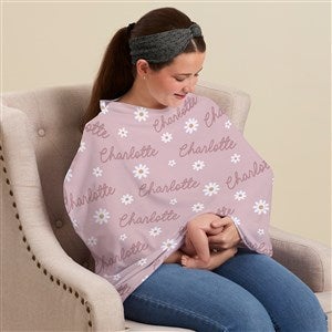 Retro Daisy Personalized 5 in 1 Nursing Cover - 50373