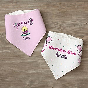 Personalized Birthday Kid Bandana Bib