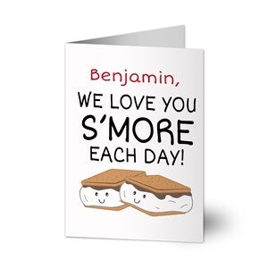 Love You S'more Personalized Greeting Card - 50571