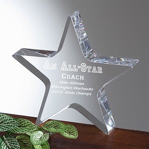 Personalized All Star Leaders Acrylic Award