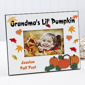 Personalized Pumpkin Patch Custom Picture Frame