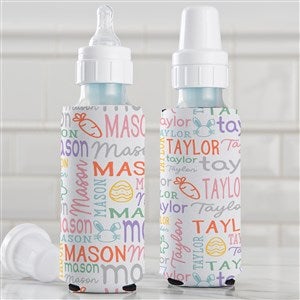 Easter Repeating Name Personalized Baby Bottle Sleeve - 50773