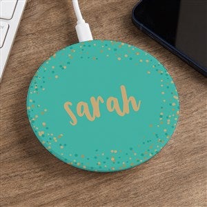 Sparkling Name Personalized Wireless Charging Pad  - 50788