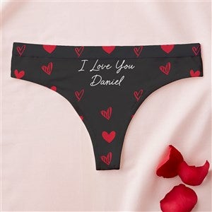 Write Your Own Personalized Romantic Thong - 50919