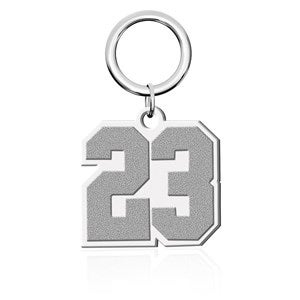 Personalized Sports Number Keychain - 51213D