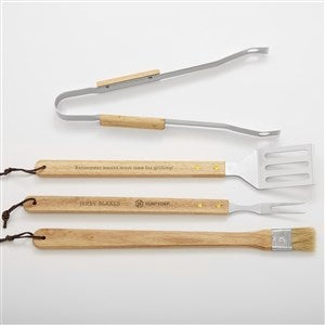 Custom Retirement Logo 4 Piece BBQ Set - 51241