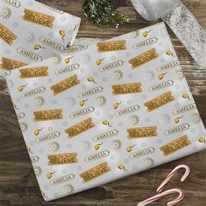 Polar Express® Personalized Wrapping Paper Roll - 18ft Roll