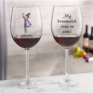 PhiloSophie's Personalized Halloween Red Wine Glass