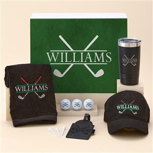 Personalized Golf Gift Set - Crossed Clubs - 51872