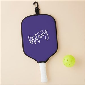 Trendy Script Personalized Pickleball Paddle Cover - 51972