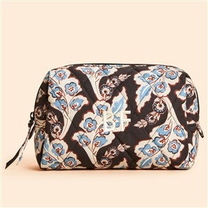 Vera Bradley Embroidered Cosmetic Bag-Calyx+Quill Black - 52045