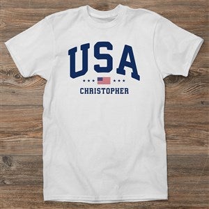 Proud American Personalized Adult Shirts - 52538