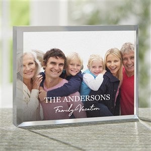 Photo and Text Personalized Colored Keepsake - 52549