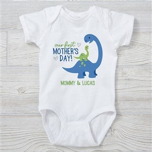 First Mother's Day Dino Personalized Baby Clothing - 52611