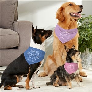 Happy Mother's Day Personalized Dog Bandana - 52615