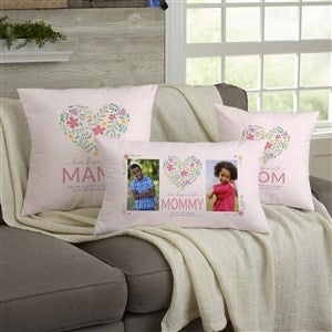 Love Begins With Mom Personalized Throw Pillow - 52628