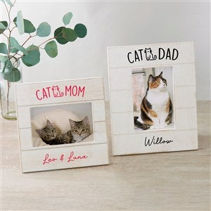 Cat Parent Personalized Shiplap Frame - 52854