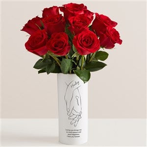 Vase & Roses