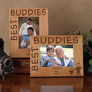 Personalized Wood Picture Frame   Best Buddies Design
