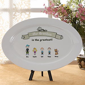 Greatest Grandma Personalized Keepsake Platter Plate   5843