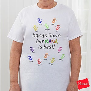 Hands Down Personalized Hanes® Adult T-Shirt