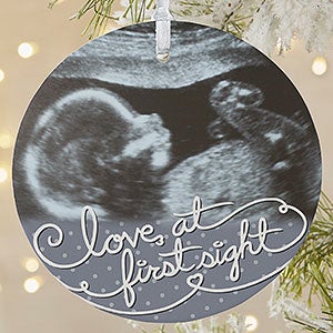 Personalized Photo Ultrasound Ornament